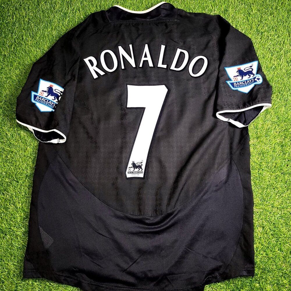 Ronaldo Manchester United 2004 2005 Away STAND UP SPEAK UP Soccer Jersey M